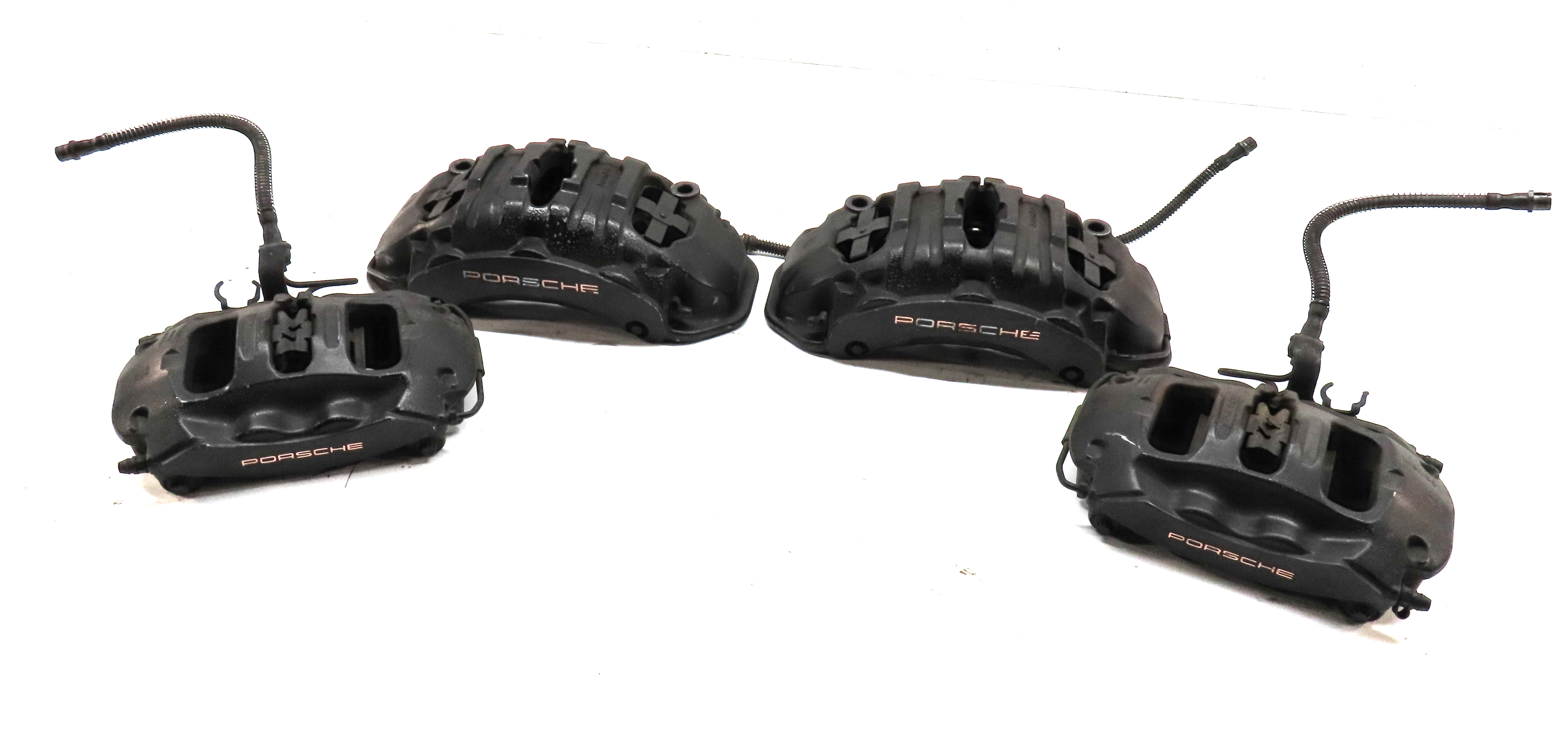 11-16 PORSCHE PANAMERA 970 G1 3.0L 3.6L FRONT & REAR BREMBO BRAKE CALIPER SET/4 — exact item pictured